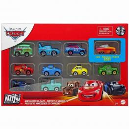 Cars Mini Racers Pack 10 Vehículos (Mattel GRW27)