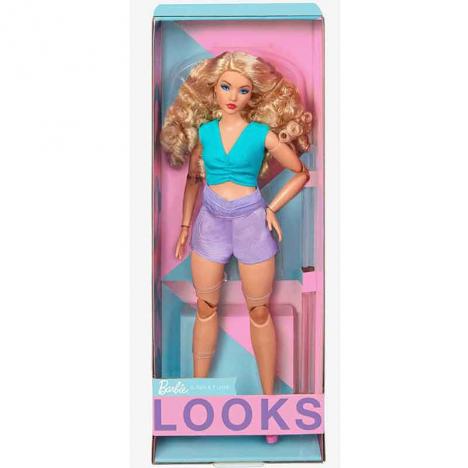 Barbie Looks Pelo Rubio con Top y Shorts (Mattel HJW83)