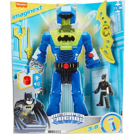 Imaginext - Batman y Exo Traje Robot con Luces y Sonidos (Mattel HGX98)