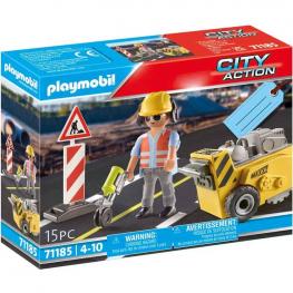 Playmobil 71185 - City Action: Trabajador de la Construcción