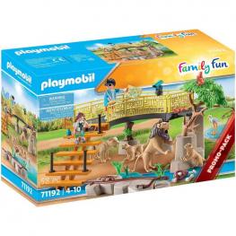 Playmobil 71192 - Family Fun: Leones con Recinto Exterior