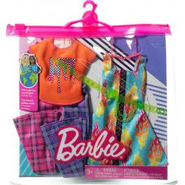 Barbie Pack 2 Modas - Trajes Temáticos de Rock 'n Roll (Mattel HJT34)