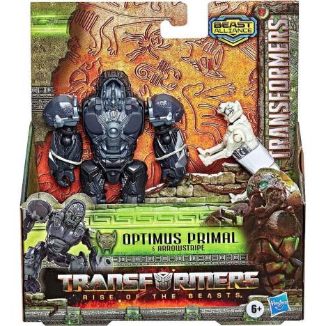 Transformers 7 Beast Weaponizers Set Doble Optimus Primal (Hasbro F4611)