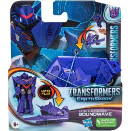 Transformers Earthspark Flip Changer Soundwave  (Hasbro F6714)