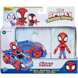 Marvel Spidey and His Amazing Friends - Spidey con Bólido Arácnido (Hasbro F1940)