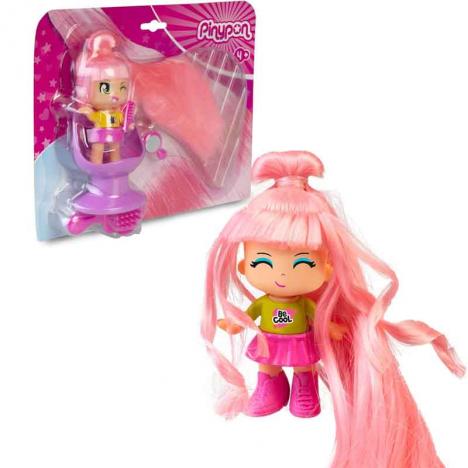 Pin y Pon Súper Melena Pelo Rosa