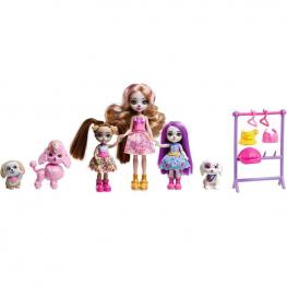 Enchantimals Familia de Perros (Mattel HNV26)