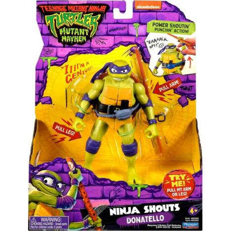 Tortugas Ninja Figura Shouts Donatello 15 cm. (Famosa TU800000)