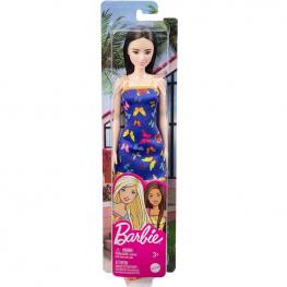 Barbie Chic - Morena con Vestido Azul de Mariposas (Mattel HBV06)