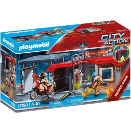 Playmobil 71193 - City Action: Parque de Bomberos Maletín