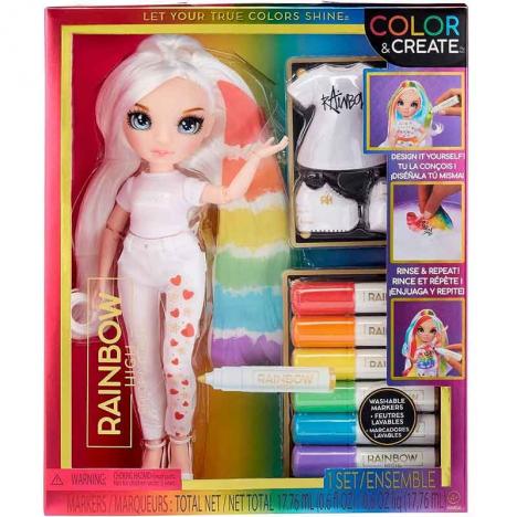 Muñeca Rainbow High Colour & Create Blue