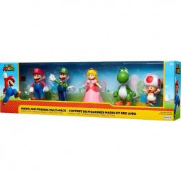 Super Mario Set 5 Figuras 6 Cm.