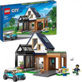 Lego 60398 City - Casa Familiar y Coche Eléctrico