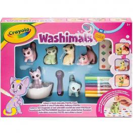 Washimals Nueva Bañera y 6 Mascotas Pastel (Crayola 7515)