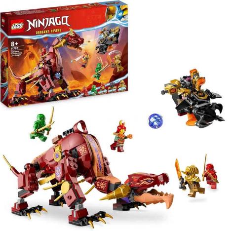 Lego 71793 Ninjago - Dragón de Lava Transformable de Heatwave