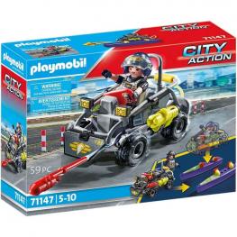 Playmobil 71147 - City Action: Fuerzas Especiales con Quad Multiterreno