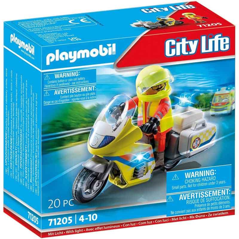 Playmobil City Life Ambulancia de Rescate con Luces 70049