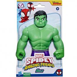 Marvel Spidey and His Amazing Friends - Figura Gigante de Hulk 22,5 cm (Hasbro F7572)