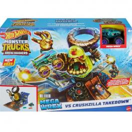 Hot Wheels Monster Trucks Arena de Demolición Reto Final Gor-Zilla Destructor (Mattel HPN71)