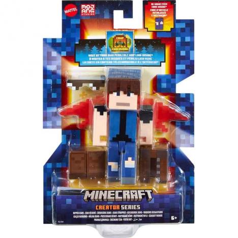 Minecraft - Figura Vaqueros Desgastados Creator Serie (Mattel HLY84)