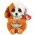 TY Peluche 15cm - Ruggles Perro Marrón y Blanco