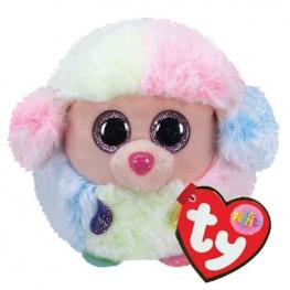 TY Peluche Puffies 10 cm - Puddel Caniche Multicolor