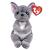 TY Peluche 15cm - Wilfred Perro Bulldog Gris