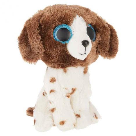 TY Peluche 15cm - Muddles Perro Marrón y Blanco