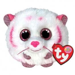 TY Peluche Puffies 10 cm - Tabor Tigre Blanco