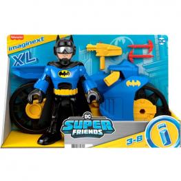 Imaginext - Batman y Batmoto XL (Mattel HNM32)