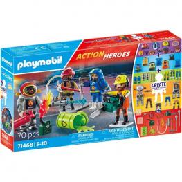 Playmobil 71468 - Action Heroes: My Figures Bomberos