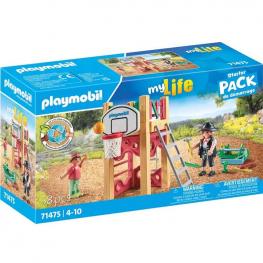 Playmobil 71475 - My Life: Carpintera con Torre de Juegos