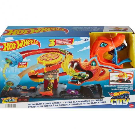 Hot Wheels City Ataque Pizza Slam Cobra (Mattel HTN81)
