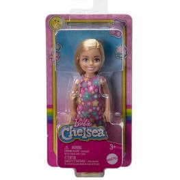 Barbie Club Chelsea - Rubia con Vestido de Flores (Mattel HKD89)