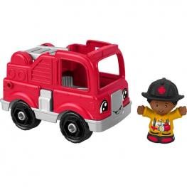 Little People - Camión de Bomberos con Figura (Mattel HPX85)