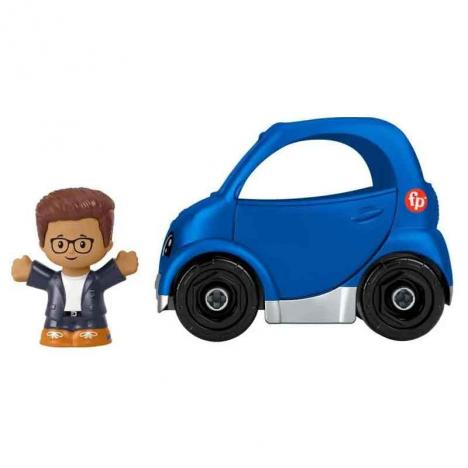 Little People - Coche Azul con Figura (Mattel HMX82)