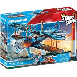 Playmobil 70831 - Air Stuntshow Avión Biplano Phoenix