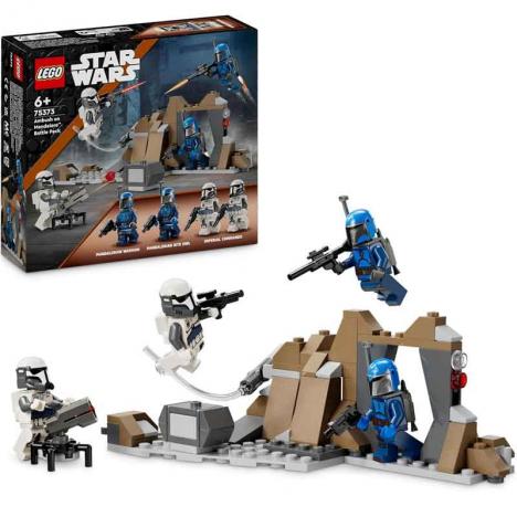 Lego 75373 Star Wars - The Mandalorian Pack de Combate: Emboscada en Mandalore