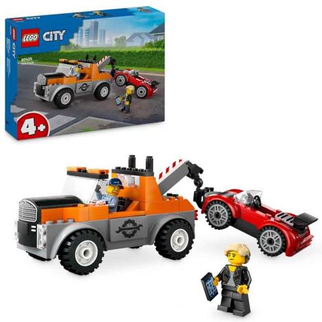 Lego 60435 City - Camión Grúa y Reparación del Deportivo