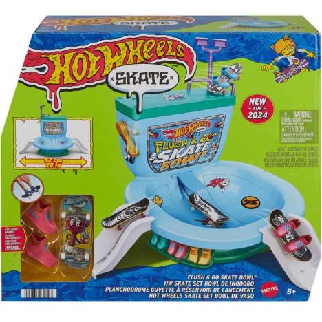 Hot Wheels Pista Skate Flush & Go Bowl (Mattel HXL16)