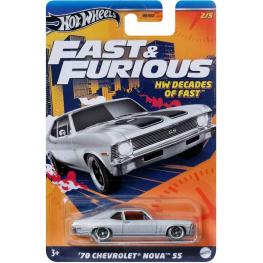 Hot Wheels - Fast & Furious Decades of Fast 70" Chevrolet Nova SS (Mattel HRW42)