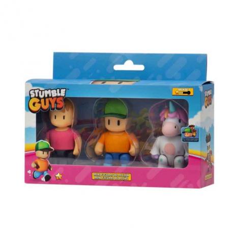 Stumble Guys Pack de 3 Figuras 7,5 cm.