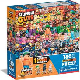 Puzzle Imposible Stumble Guys 180 Piezas (Clementoni 29321)