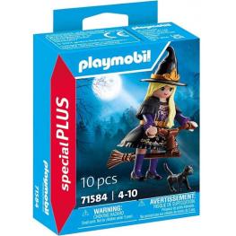 Playmobil  71584 - Special Plus: Bruja con Escoba y Gato