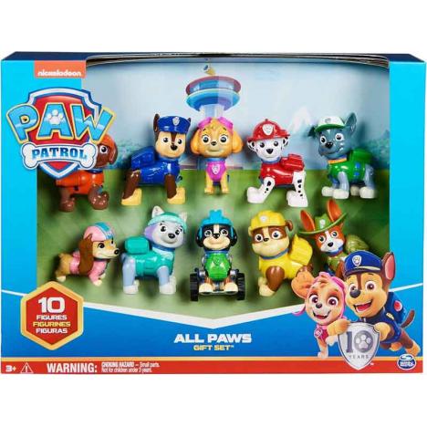 Patrulla Canina Pack de Regalo de 10 Figuras (Spin Master 6065255)