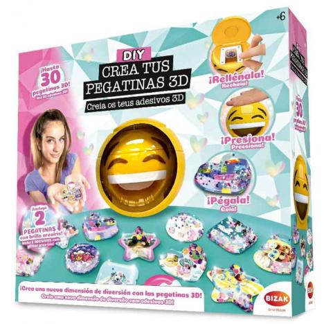 Crea tus Pegatinas 3D (Bizak 63332665)