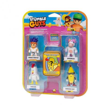 Stumble Guys Pack de 5 Figuras (Bizak 64112045)