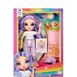 Muñeca Rainbow High Junior Fiesta de Pijamas Violet Willow