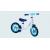 Bicicleta sin Pedales Azul y Blanca 12"