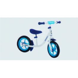 Bicicleta sin Pedales Azul y Blanca 12"